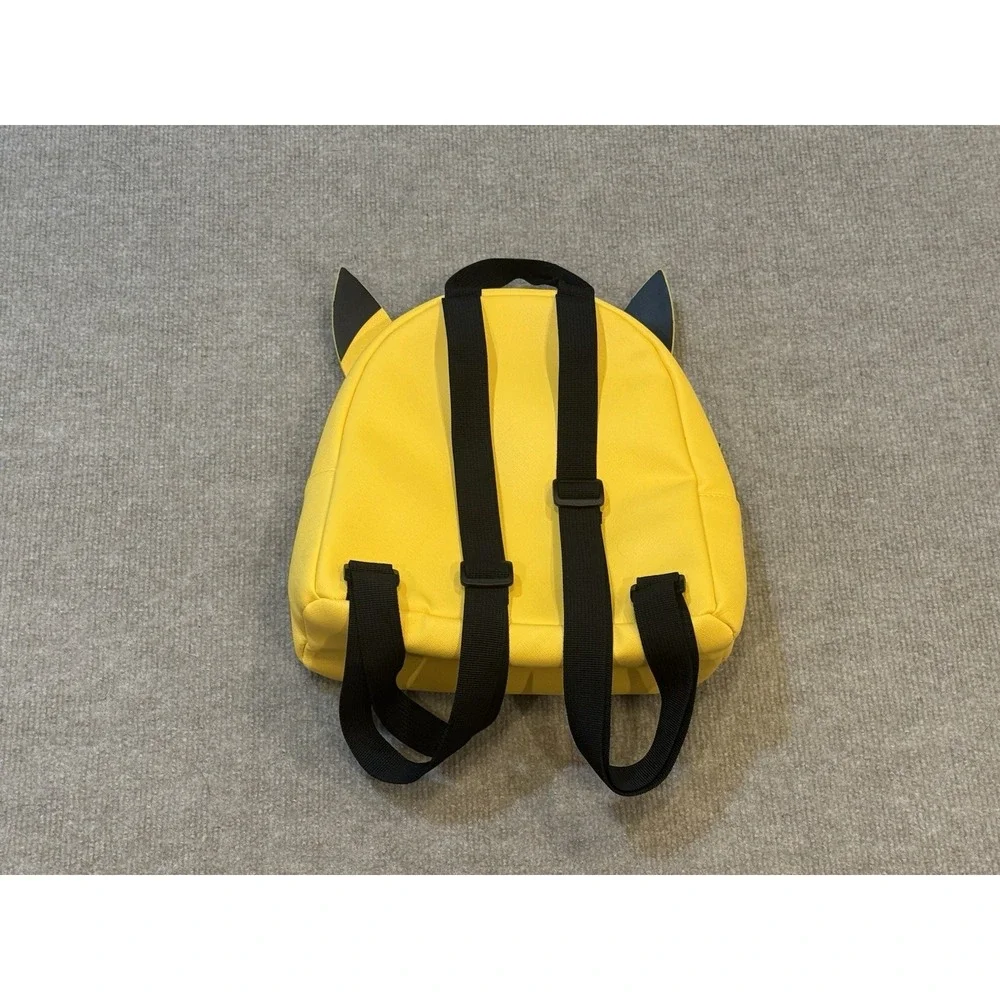Pokemon Pikachu Charactor Shaped Back Pack Zippered w/Straps
